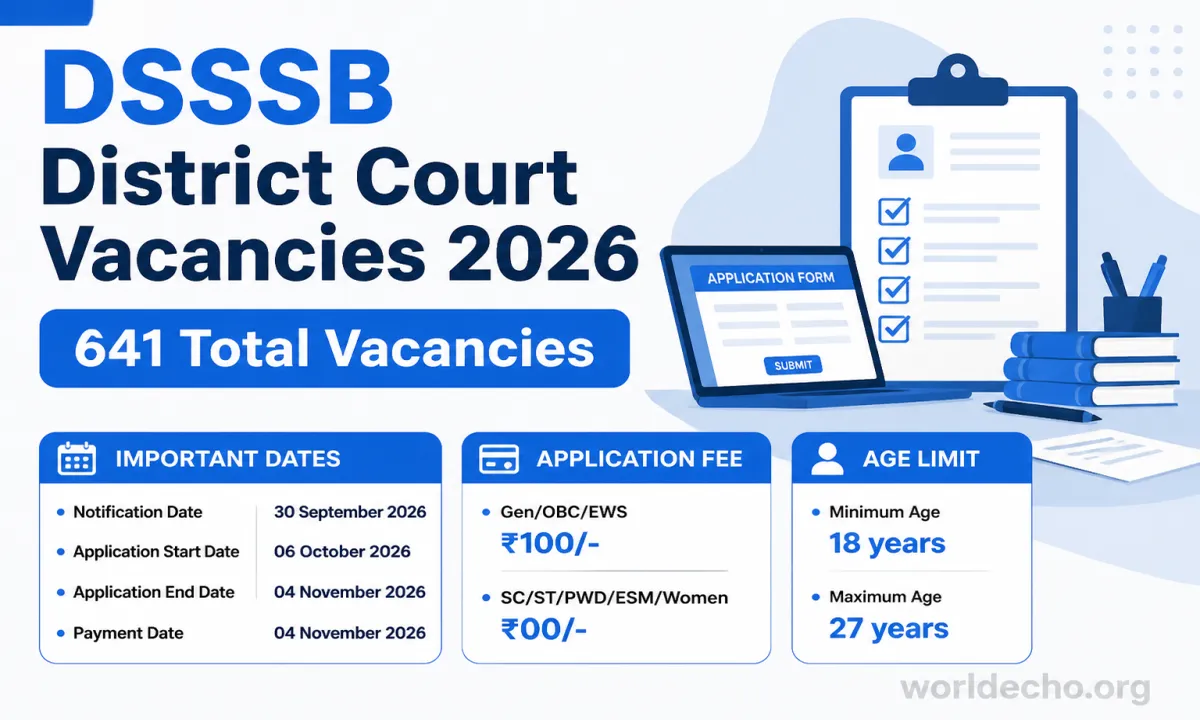 DSSSB District Court Recruitment 2026