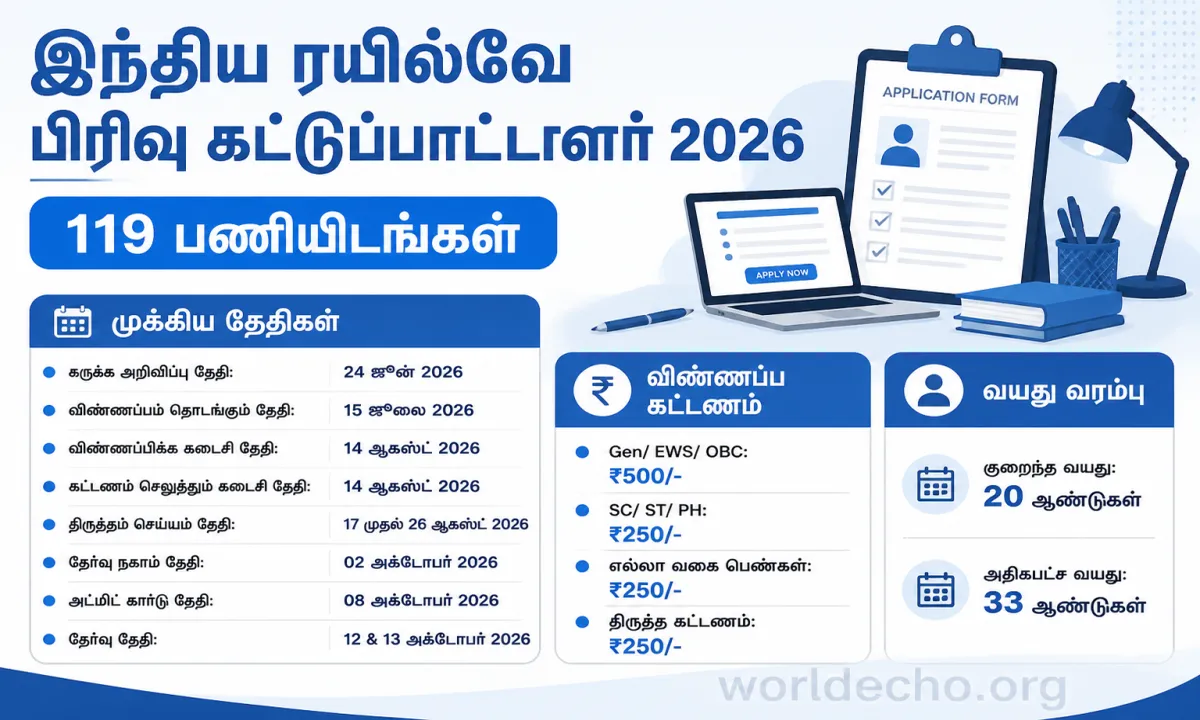 Indian Railways Section Controller 2026