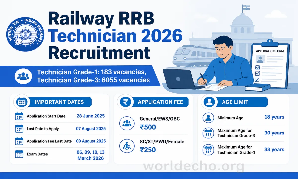 Railway RRB Technician 2026