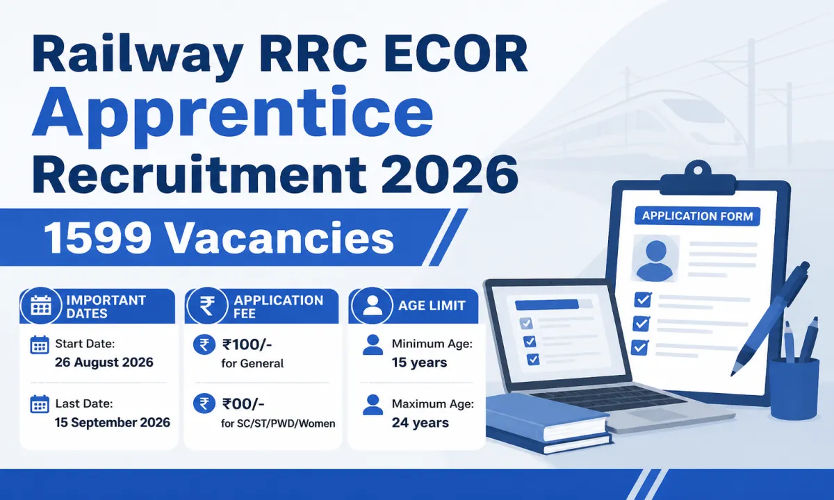 Railway RRC ECOR Apprentice ஆட்சேர்ப்பு 2026